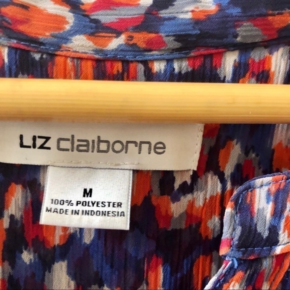 Liz Claiborne Tunic blouse Size Medium - Picture 4 of 7